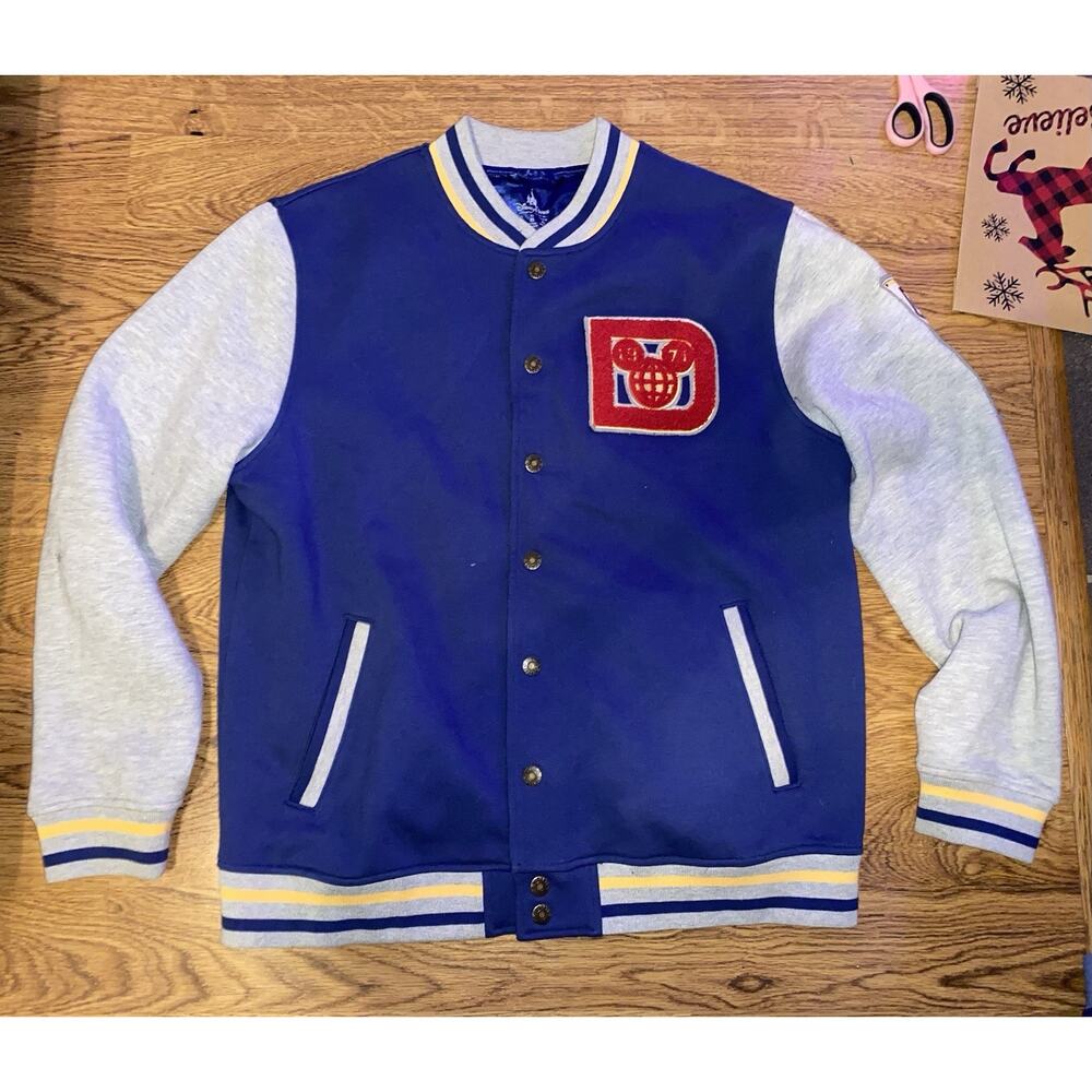 Walt Disney World Parks 1971 Mickey Icon Lettermen Jacket Size Large